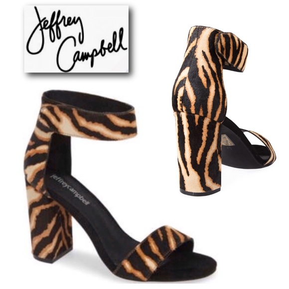 Jeffrey Campbell Zebra Sandal NIB - Picture 8 of 8